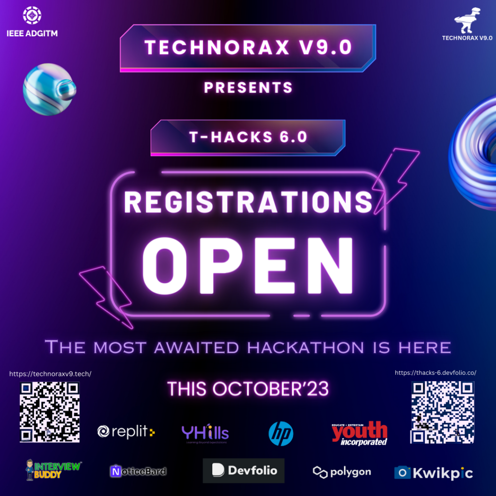 Technorax 2023 by Dr. Akhilesh Das Gupta Institute of Technology & Management, Delhi [Oct 12-13]: Register Now!