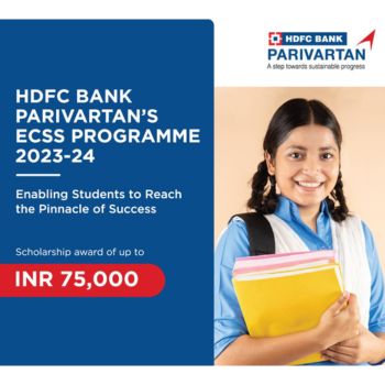 HDFC ECSS Scholarship 2023 for UG Students