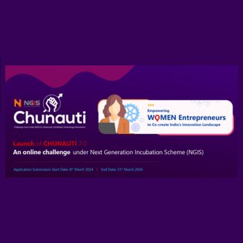 CHUNAUTI 7.0- An Online Challenge 2024 for Empowering Women Entrepreneurs