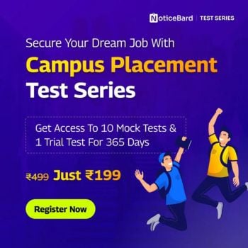 Campus Placement Test Series for Engineering Graduates by NoticeBard