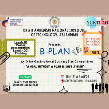 Inter-Institutional Business Plan Competition 2024 at NIT Jalandhar