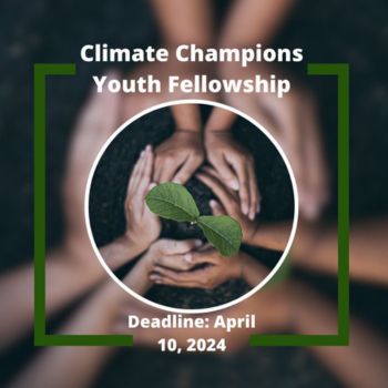 The Climate Champions Youth Fellowship 2024