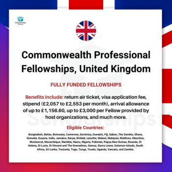 Commonwealth Professional Fellowships 2025