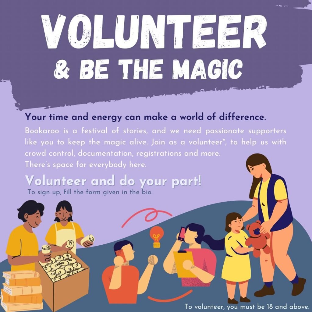 Volunteer Opportunity at Bookaroo 2024