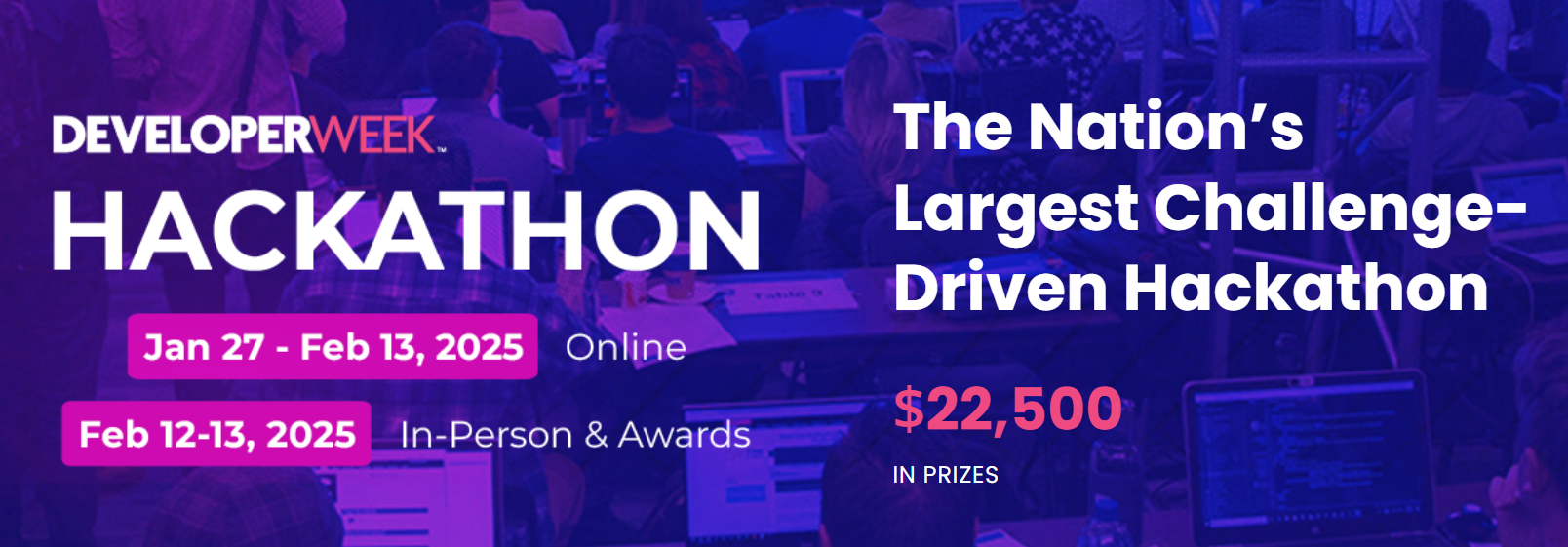 DeveloperWeek Hackathon 2025 [Prizes Upto Rs. 19.2 Lakhs]