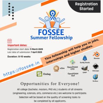 FOSSEE Summer Fellowship 2025