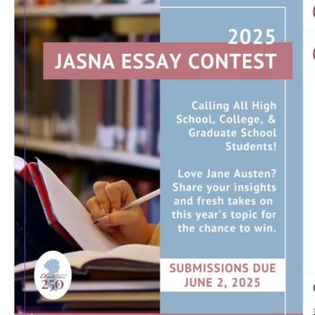 Annual Student Essay Contest 2025 by JASNA