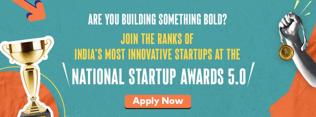National Startup Awards 5.0 by DPIIT